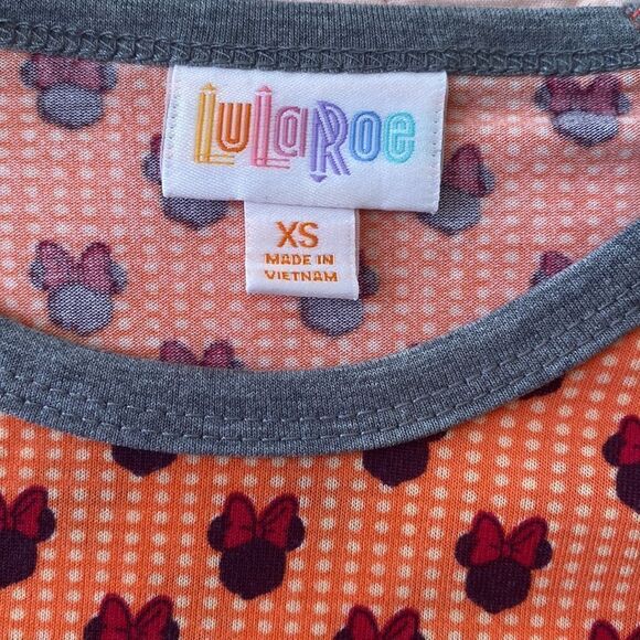 ❤️NWT Lularoe/Disney Minnie Mouse T Shirt(size XS)❤️ - Picture 4 of 5